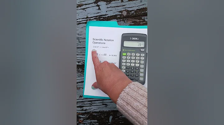 Intro to scientific notation TI-30Xa