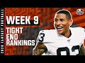 2020 Fantasy Football Rankings - Top 20 Tight Ends in Fantasy Football - Week 9