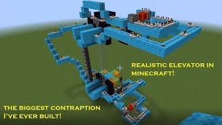 I Built a Realistic Elevator in Minecraft!