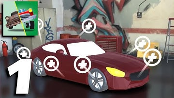 Car Restoration 3D - Gameplay Part 1 Levels 1-4 (Android,iOS)