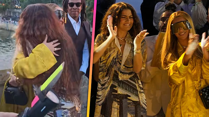 Zendaya and Beyoncé Share SWEET Moment at Pharrell's Louis Vuitton Show