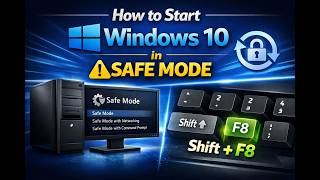 ✅ FIX YOUR PC NOW! 🛠️ Windows 10 Safe Mode in 45s