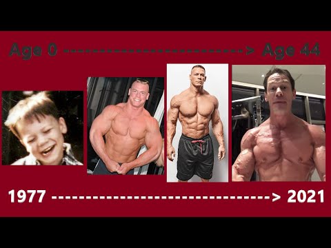 John Cena WWE Super Star Transformation 1977 - 2021 (Age 0 - 44)