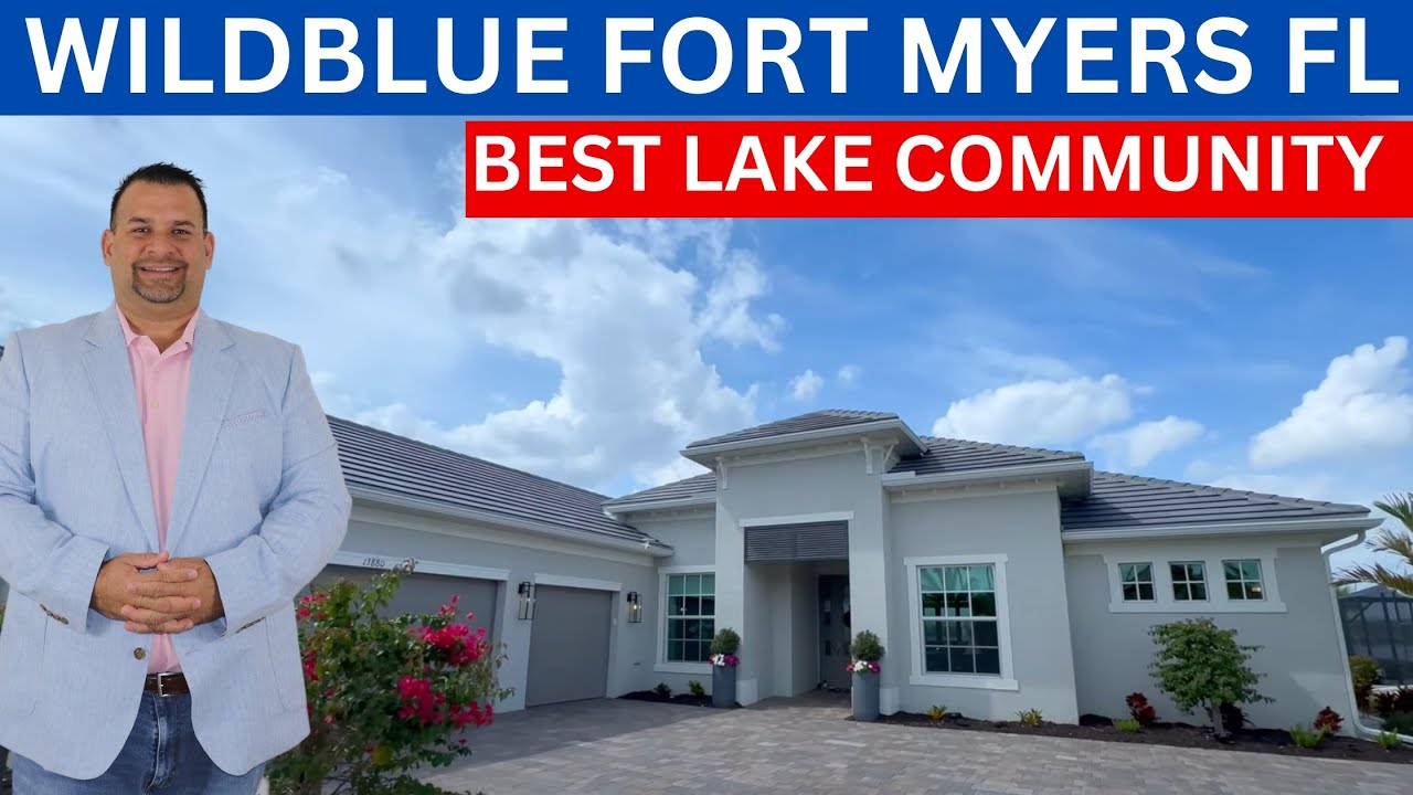 Wildblue Fort Myers 4 BDRM 2.5 BATH Lakefront Luxury Living Homes