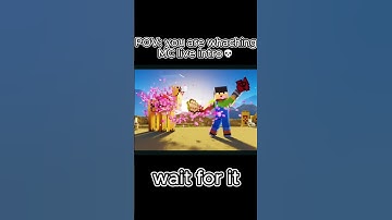 POV: you are whaching MC live intro💀 #minecraft #funny @minecraft #edit #edit  #viral