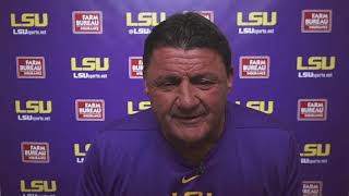 Ed Orgeron Press Conference - Sept. 1