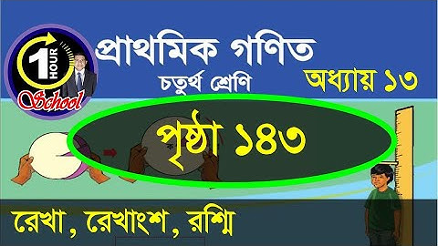 Math class 4 chapter 13, Page 143, Line and Angle, class 4 math chapter 13, line, line segment, ray