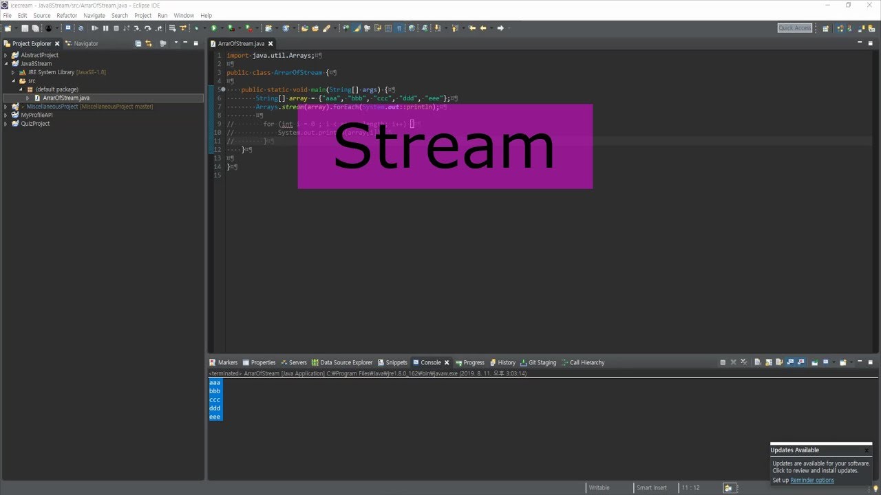 Stream(java) YouTube