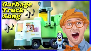 BLUEY Garbage Truck Toy Adventure! 🚛 Bin Night Garbage Truck Song