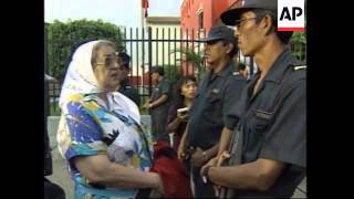Peru Supporters Of Mothers Of Plaza De Mayo March To Emby