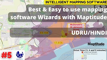 Best & Easy to use mapping software Wizards with Maptitude maps -Urdu/Hindi