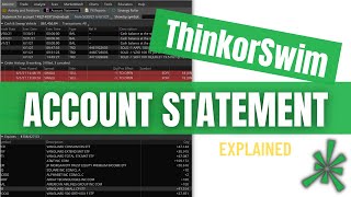 Account Statement on ThinkorSwim | Step-by-Step 2021