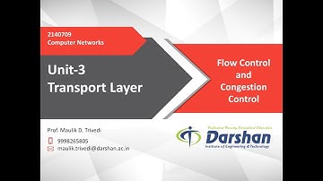 3.12 - Flow Control and Congestion Control