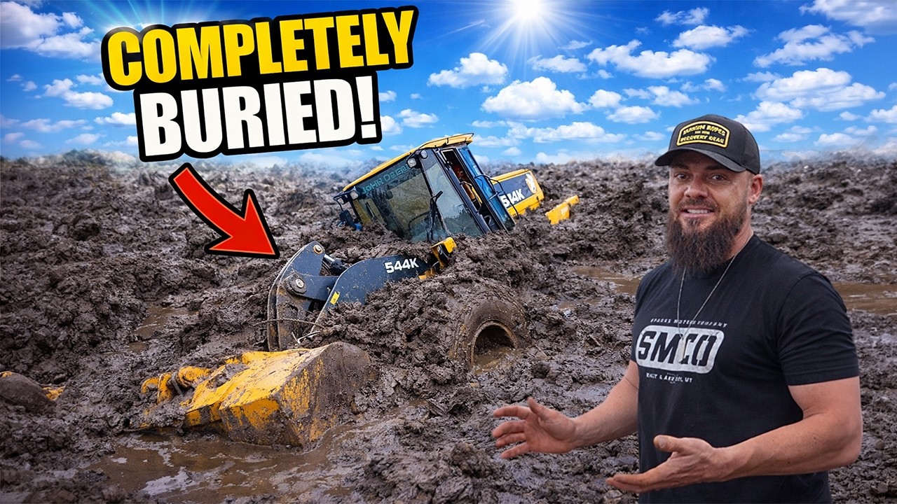 This Stuck Front Loader Costs Over $2000 For Every Day That It Is Buried!