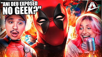 não espervamos isso... "Ado ado ado" Deadpool (Finge que é Jujutsu) | React AniRap