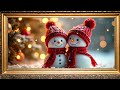 Magical Christmas Snowman Wallpaper in 4K | Cozy Winter Frame Art for TV | Cozy  Holiday Ambience
