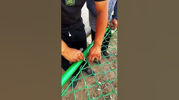 Galvanized corrugated fence fixing process- Good tools and machinery make work easy