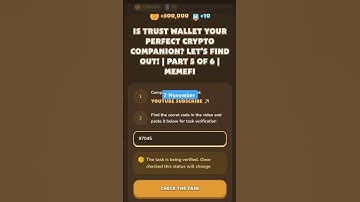 Is Trust Wallet Your Perfect Crypto Companion? Let’s Find Out! | Part 5 of 6 | MemeFi | #memefi