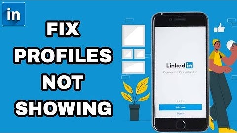 How To Fix And Solve LinkedIn App Profiles Not Showing | Final Solution