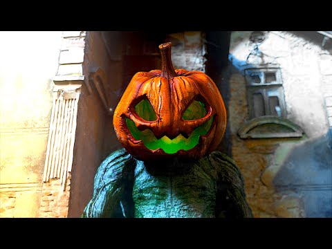 Pumpkin ZOMBIE APOCALYPSE Filter COMES TO LIFE! - Happy Halloween 2020 - Video pumpkin head