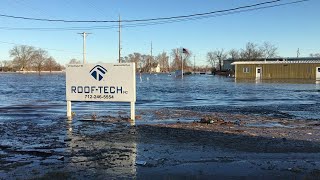 Shenandoah Flooding on North Edge of Town