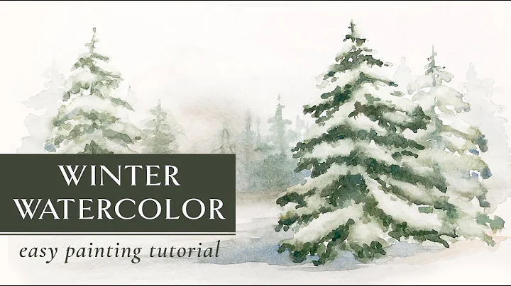 Easy Winter Watercolor Painting for Beginners