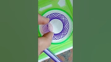 spirograph Design #spirograph #drawing #art #youtubeshorts
