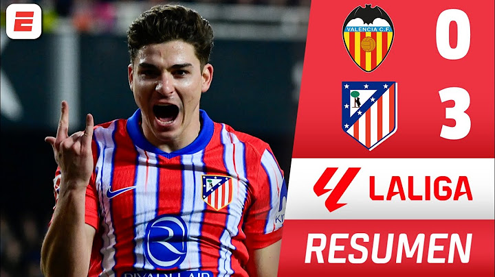 ATLÉTICO DE MADRID GOLEÓ 3-0 a VALENCIA con DOBLETE de JULIÁN ÁLVAREZ y es LÍDER | RESUMEN | La Liga