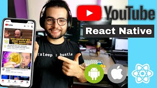 Let's Build the YouTube App with REACT NATIVE for Beginners