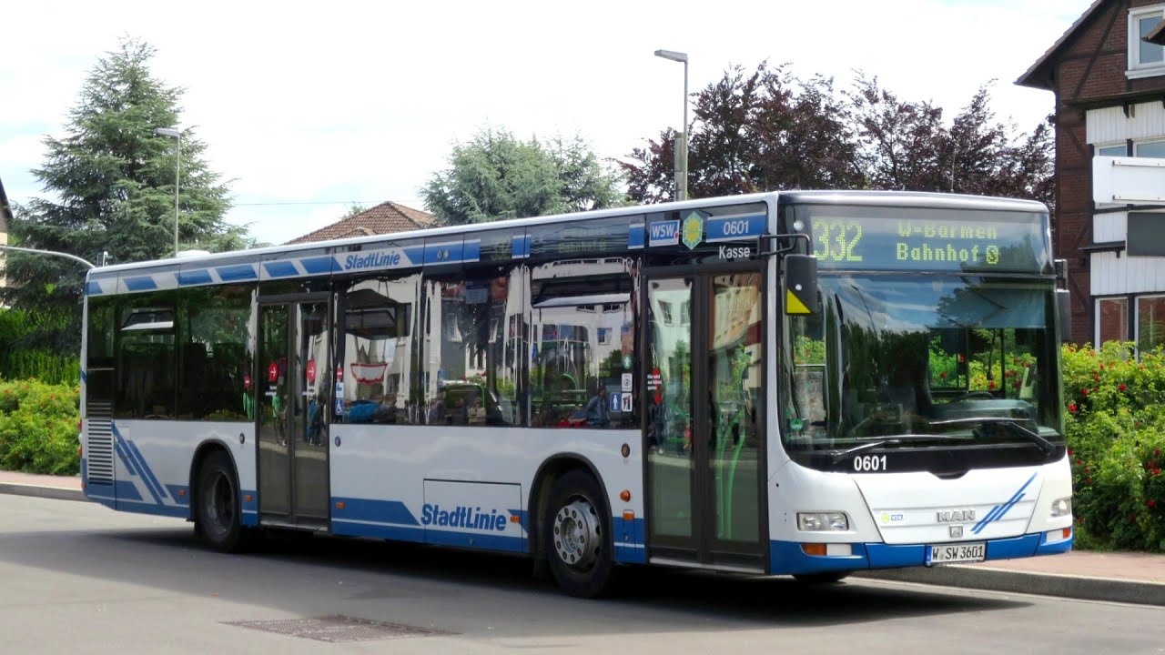 [Sound] Bus MAN NL 273 | #0601 | WSW mobil GmbH, Wuppertal