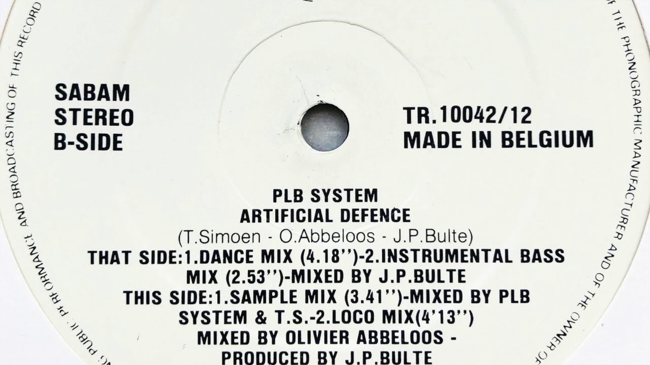 PLB System • Artificial Defence (Sample Mix) (1989) - YouTube