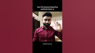 Mind-Blowing JavaScript Drag & Drop Library 🤯 #javascript #css #html #reactjs