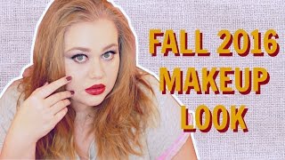 Drugstore Fall Makeup Tutorial! | Quick, Easy & Affordable! | 2016