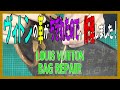 LOUIS VUITTONのバッグを修理(ちぎれた革を再生)しました！