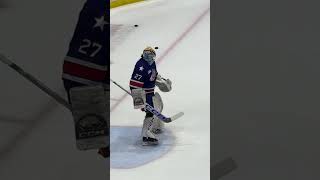 Devon Levy Warms Up in Goal #Amerks #sabres #buffalosabres