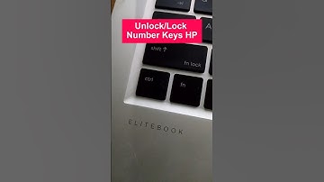 How to Unlock/Lock Number Keys in HP Laptop Keyboard #keyboardtricks #hp #laptop #trending #2025