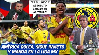 AMERICA ES LIDER INVICTO tras golear al Atletico San Luis ALMADA la pieza clave Futbol Picante