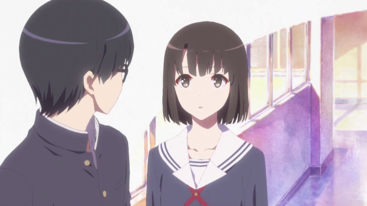 Flat ending. Megumi Katou. Saenai Kanojo no Sodatekata Мэгуми като.