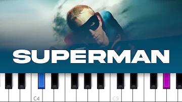 Eminem - Superman  (piano tutorial)