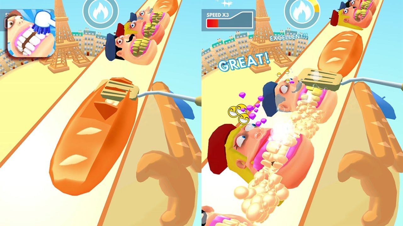 Teeth Runner 👩🌈👗 Best Android Games | Ios, All Levels New Update #13