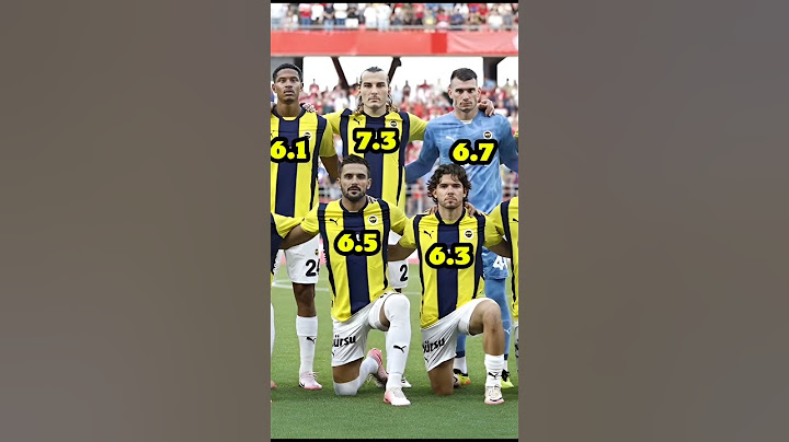 UCL 3.Eleme Turu 🏆 LİLLE 2-1 FENERBAHÇE 💛💙 Kadrosu Performansı #shorts #football #fenerbahçe