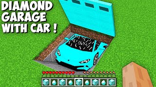 I found DIAMOND GARAGE WITH SUPER CAR UNDERGROUND in Minecraft ! NEW SUPER CAR !