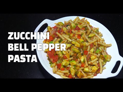 Video: Zucchini, Bell Pepper, Dan Pasta Kari