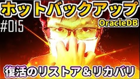 【Oracle Database】バックアップリカバリ③【オンライン(ホット)バックアップのリストア/リカバリ】#015