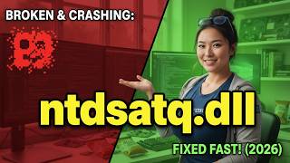 Fix ntdsatq.dll Error!