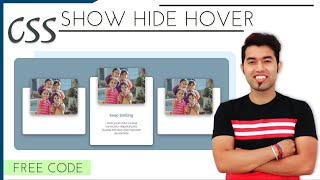  Create Awesome Image Card Hover Effect Animation using CSS  | Free Source Code | 2021