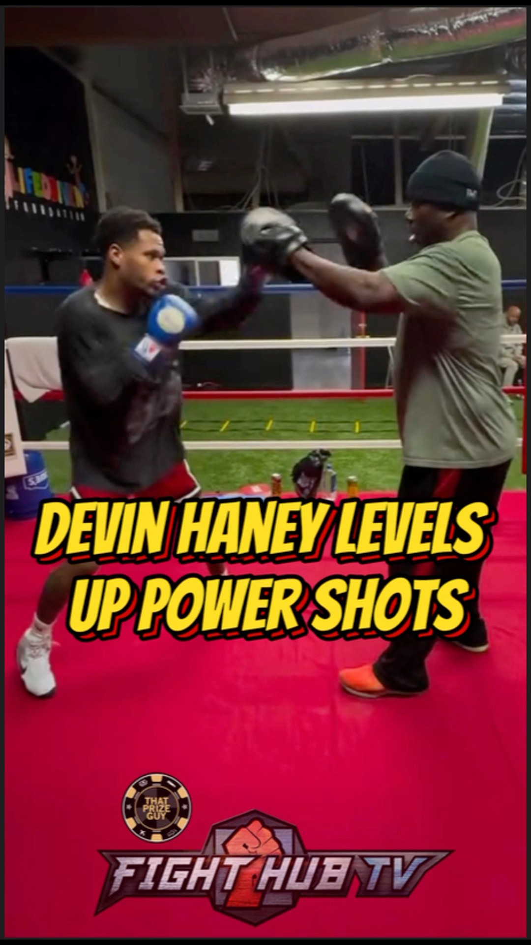 Devin Haney shows NEW POWER on mitts ahead of comeback!