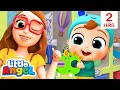 School is the Best! | Little Angel | Nursery Rhymes for Babies