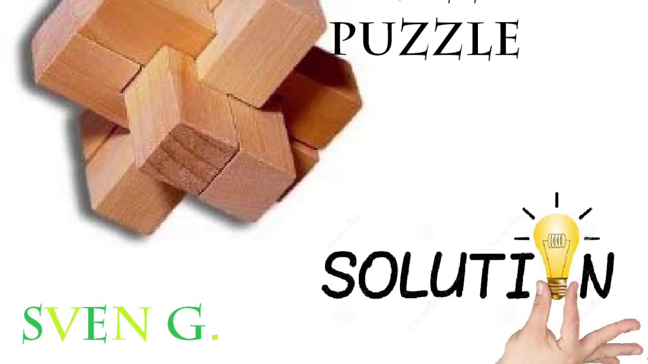 Wooden Cross Puzzle Solution Tutorial YouTube Wooden Cross Puzzle Solution Tutorial YouTube