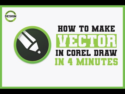 "Mastering Vector Tracing in Corel Draw" IN 4 MINUTUES